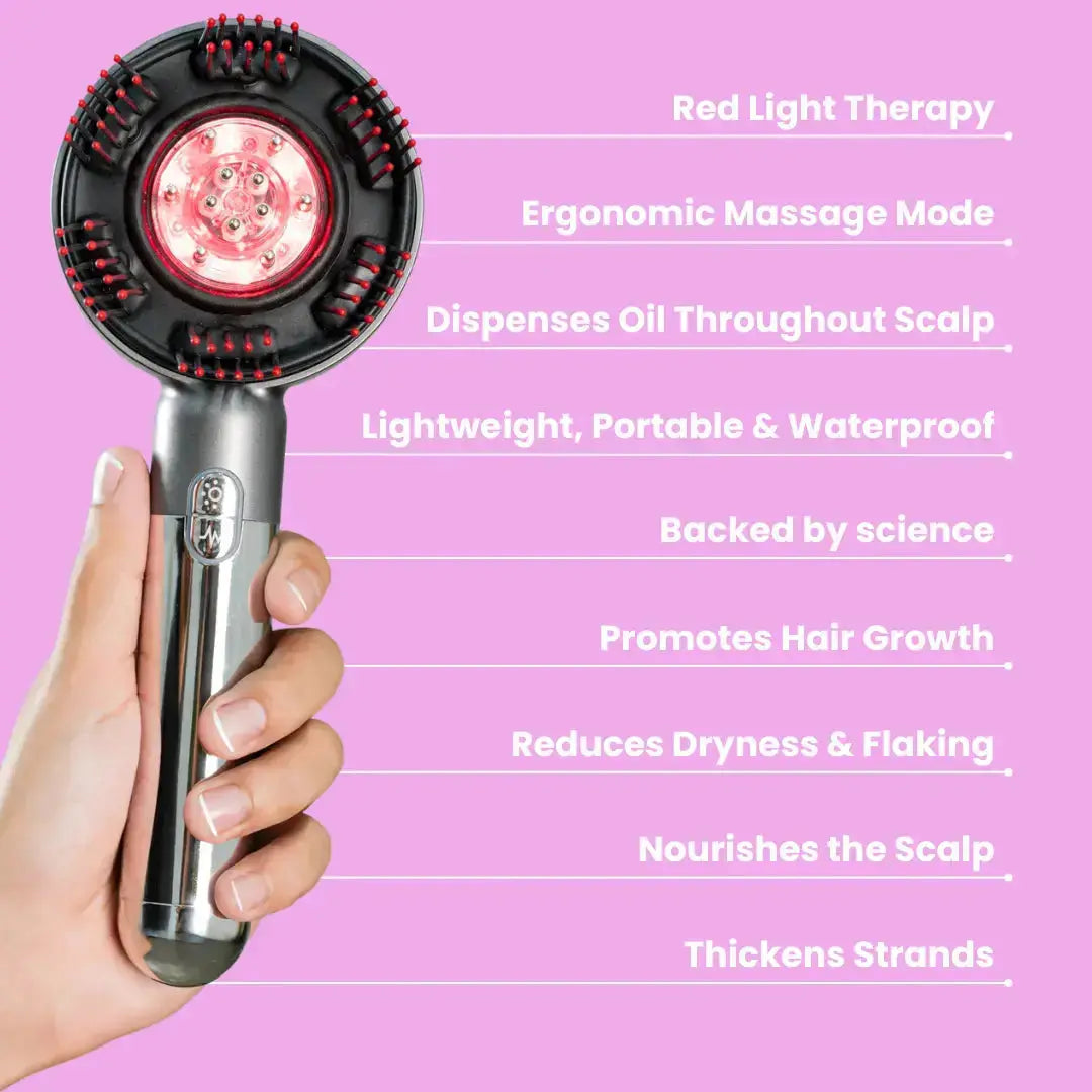 LUMINESCE 3-IN-1 Scalp & Hair Growth Therapy Brush LUMINESCE